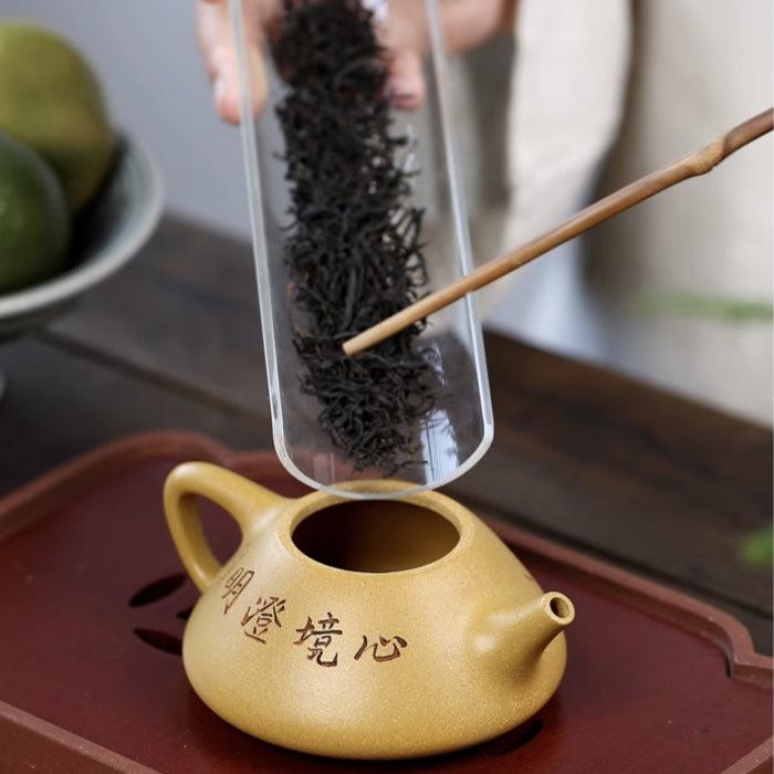 Bamboo Yixing Teapot, Yellow Duanni Clay, Li Xiao Lu 160ml - Shanghai Teas