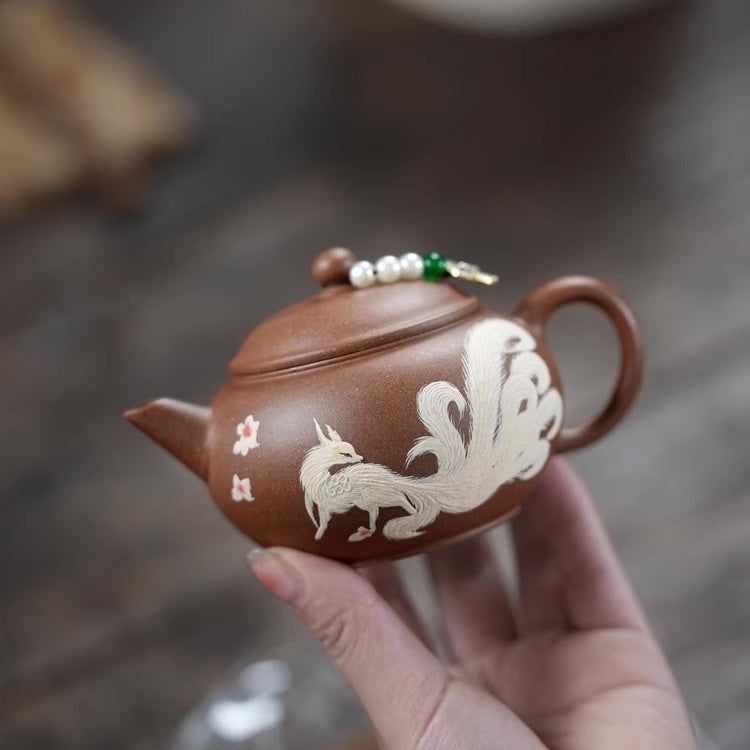 Nine-Tailed Fox Yixing Teapot 160ml Shanghai Teas