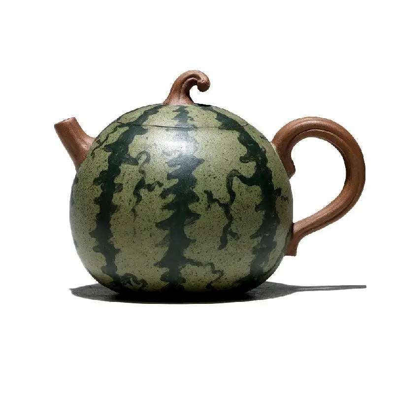 Lao Watermelon Handmade Yixing Teapot 210ml - Shanghai Teas