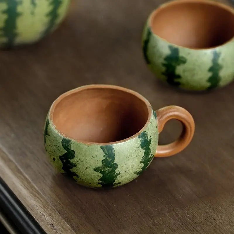 Lao Watermelon Handmade Yixing Teapot 210ml - Shanghai Teas