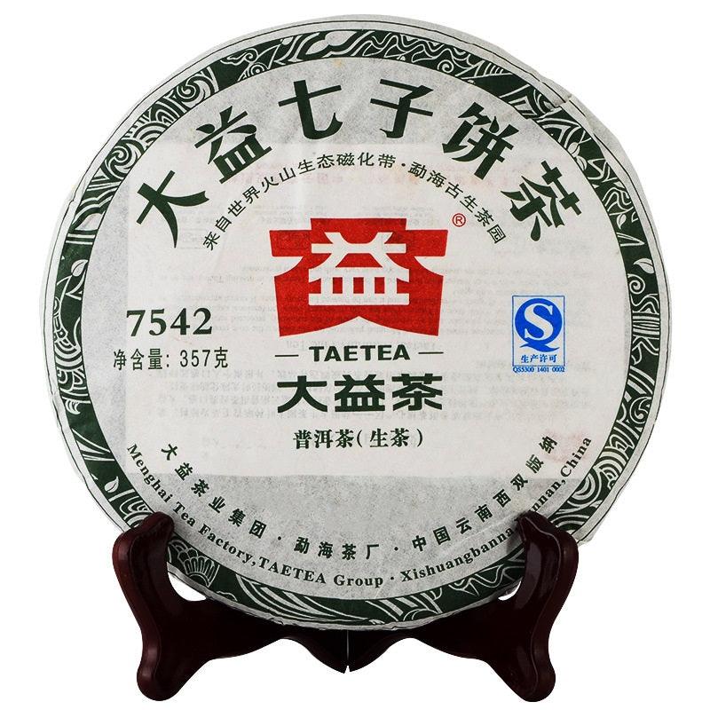 Menghai 7542 Tea - 2012 Dayi / TaeTea Sheng Pu Erh Tea Cake 357g - Shanghai Teas