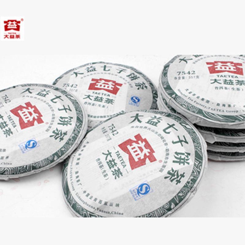 Menghai 7542 Tea - 2012 Dayi / TaeTea Sheng Pu Erh Tea Cake 357g - Shanghai Teas