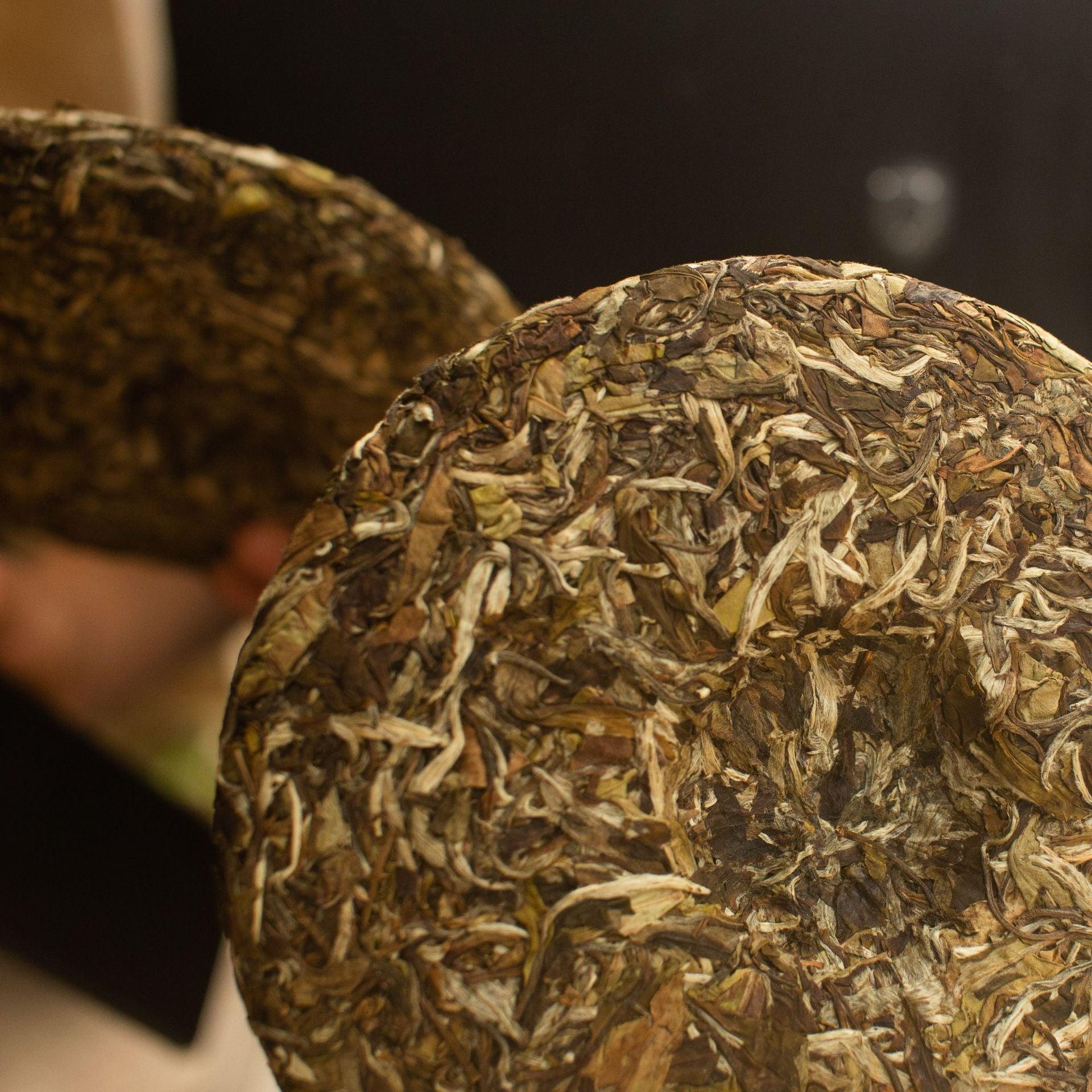 White Peony Sundried Tea Cake 300g - Shanghai Teas