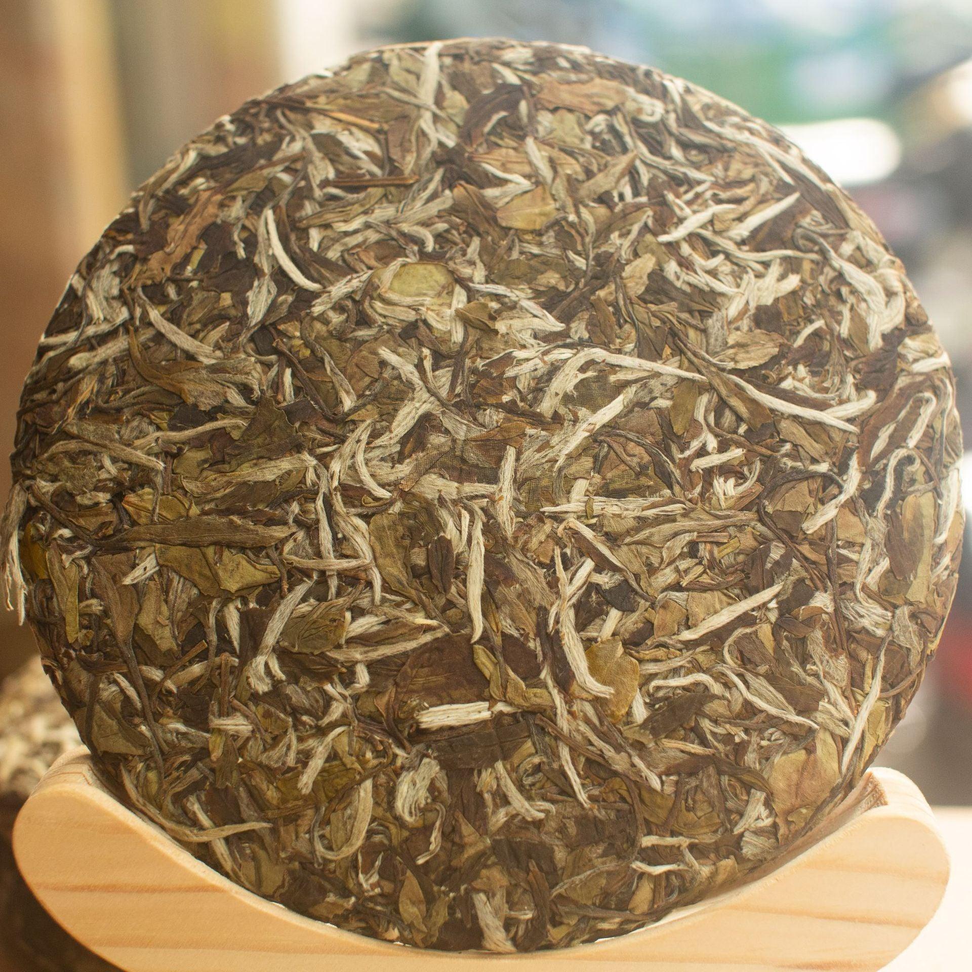 White Peony Sundried Tea Cake 300g - Shanghai Teas