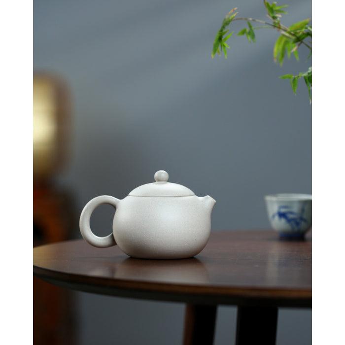Yixing Teapot White Jade Duan Ni Clay Yaowen Xu 250ml - Shanghai Teas