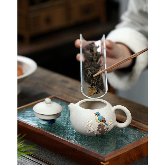 Yixing Teapot White Jade Duan Ni Clay Yaowen Xu 250ml - Shanghai Teas