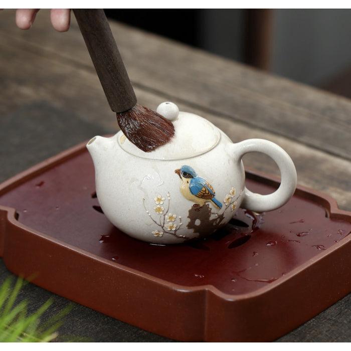 Yixing Teapot White Jade Duan Ni Clay Yaowen Xu 250ml - Shanghai Teas