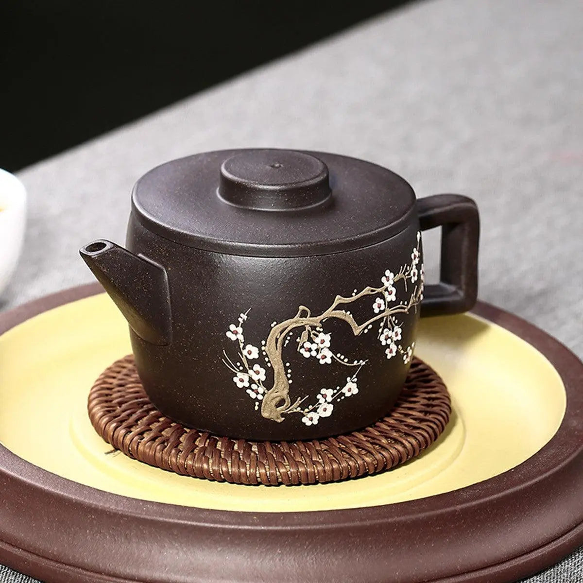 Plum Blossom Clay Yixing Teapot 175ml