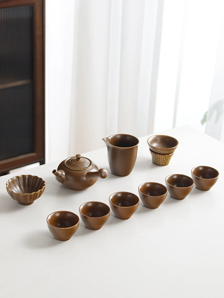 Traditional Gonf Fu Tea Set, Light and Simple Handheld Pot